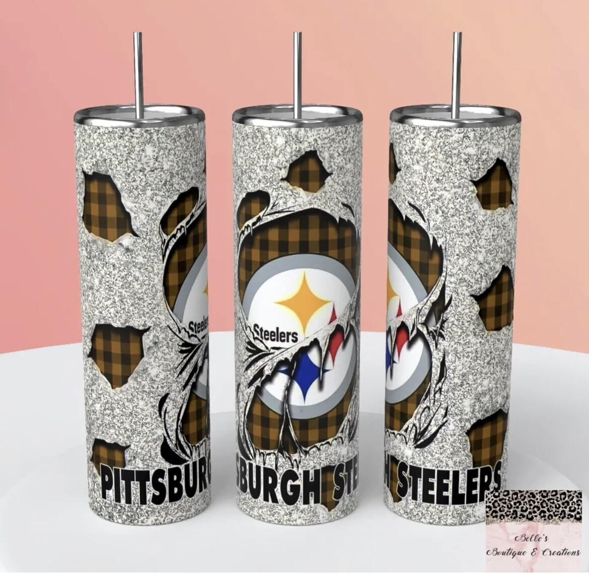 Steelers Football Tumbler
