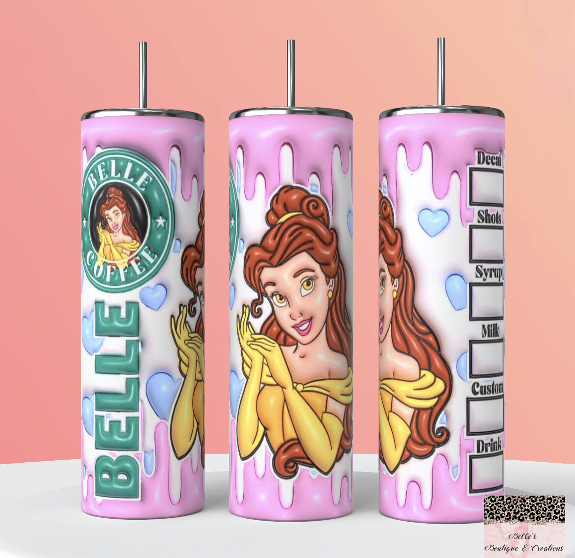 Beauty And The Beast Belle Starbucks Tumbler