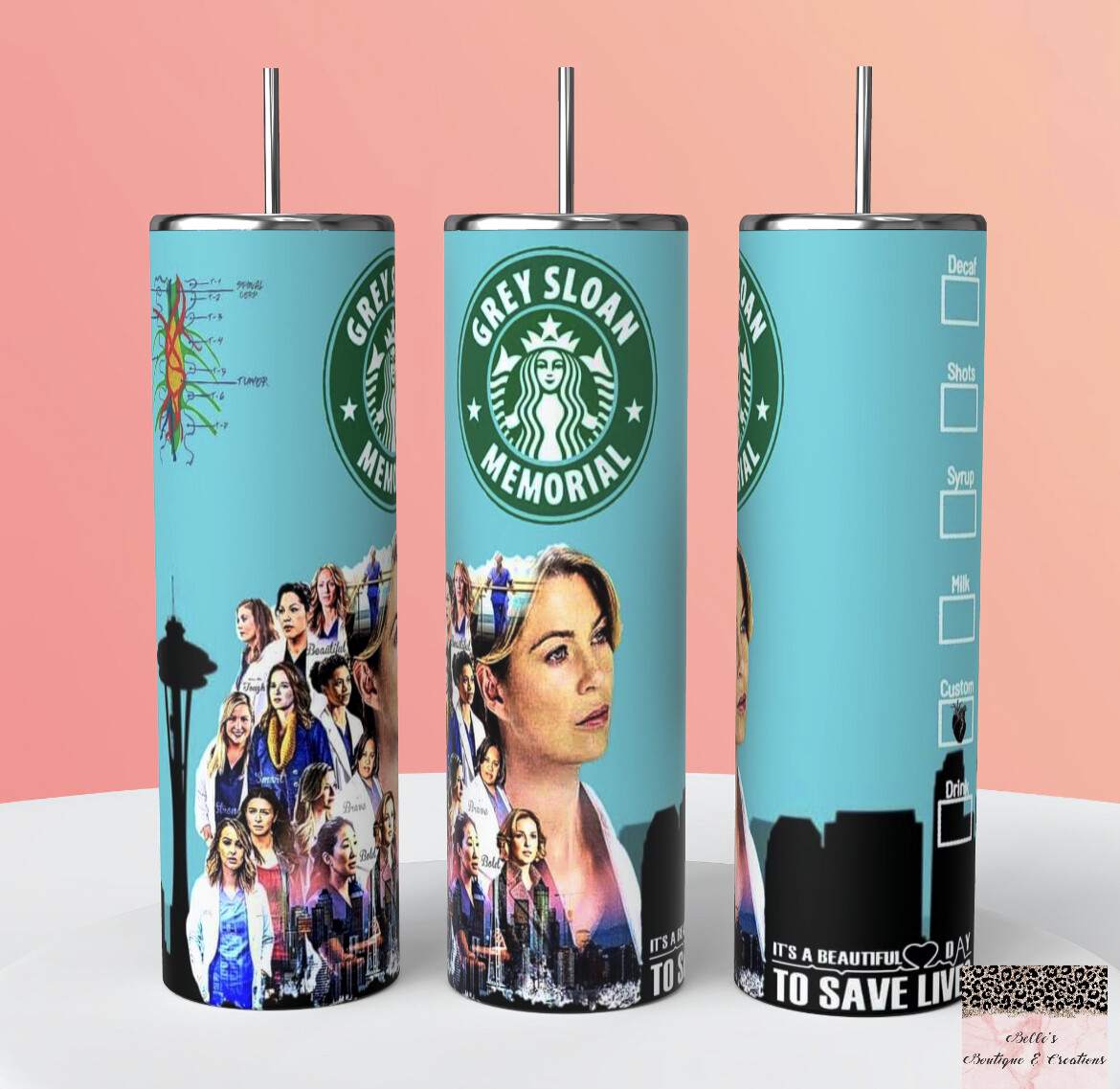 Grey’s Anatomy Starbucks Tumbler