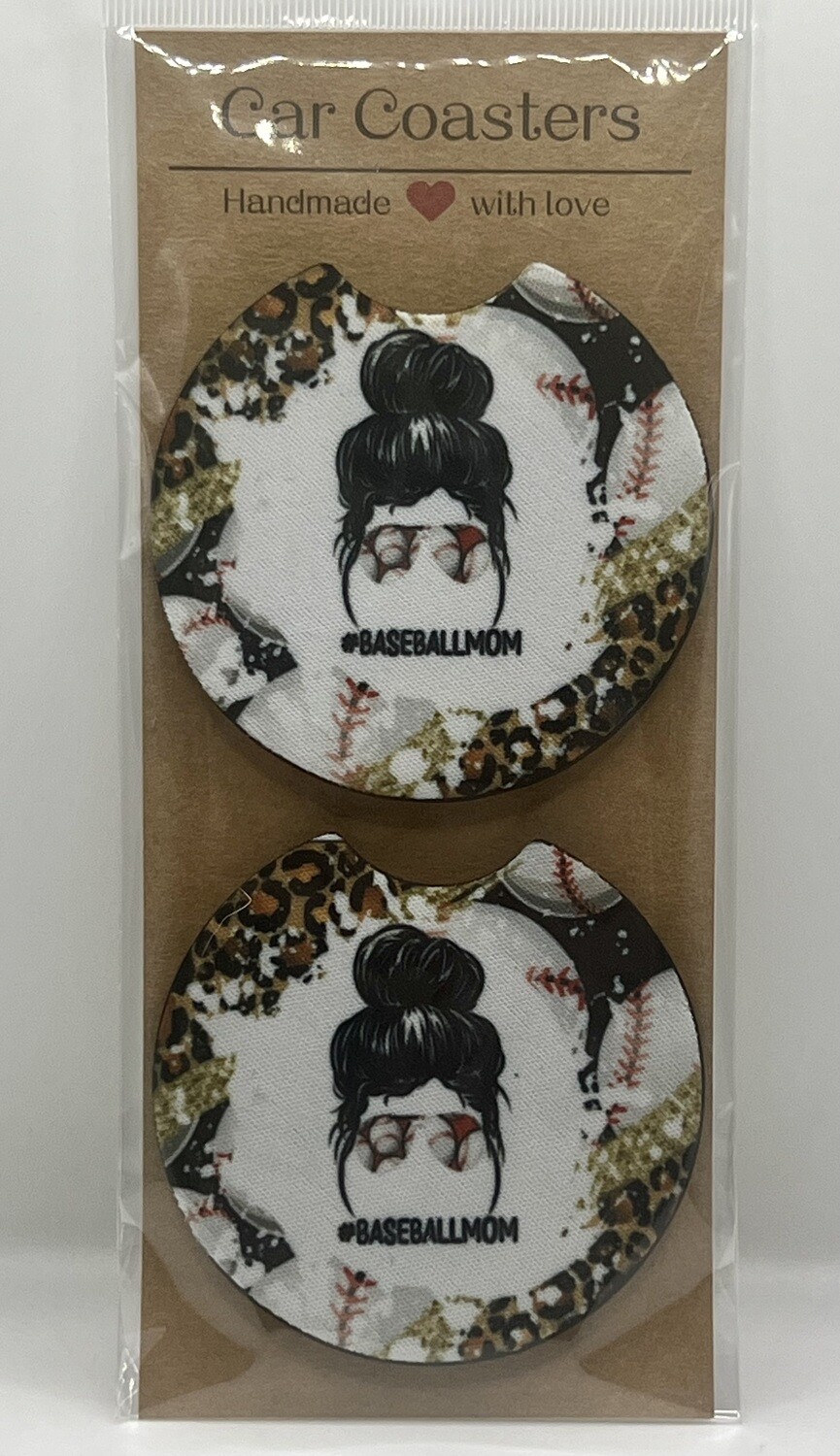 Baseball Mom Car Coasters