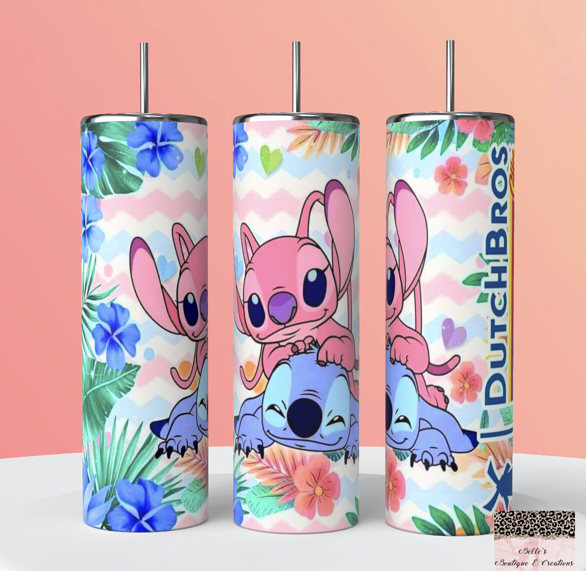 Dutch Bros Stitch Tumbler