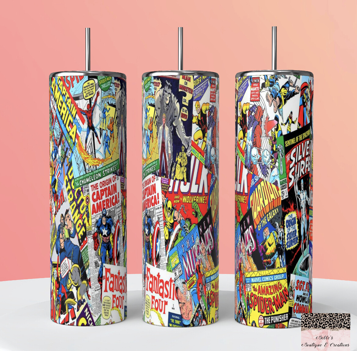 Superhero Comic Tumbler