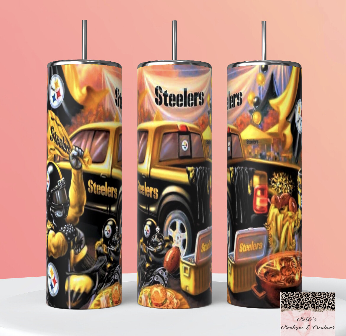 Steelers Football Tumbler