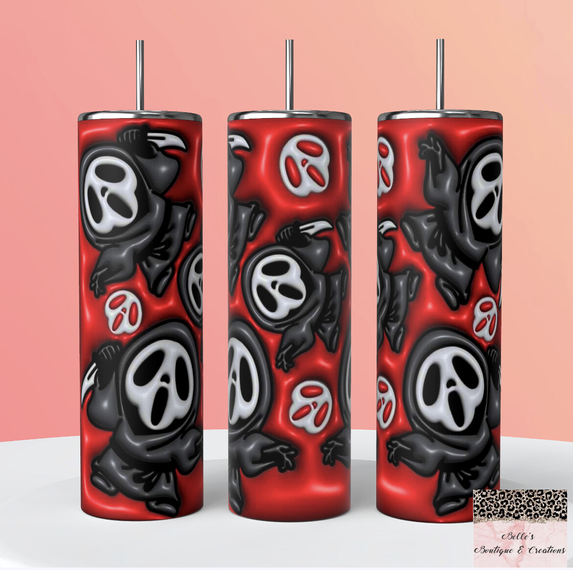 Ghostface Scream Tumbler
