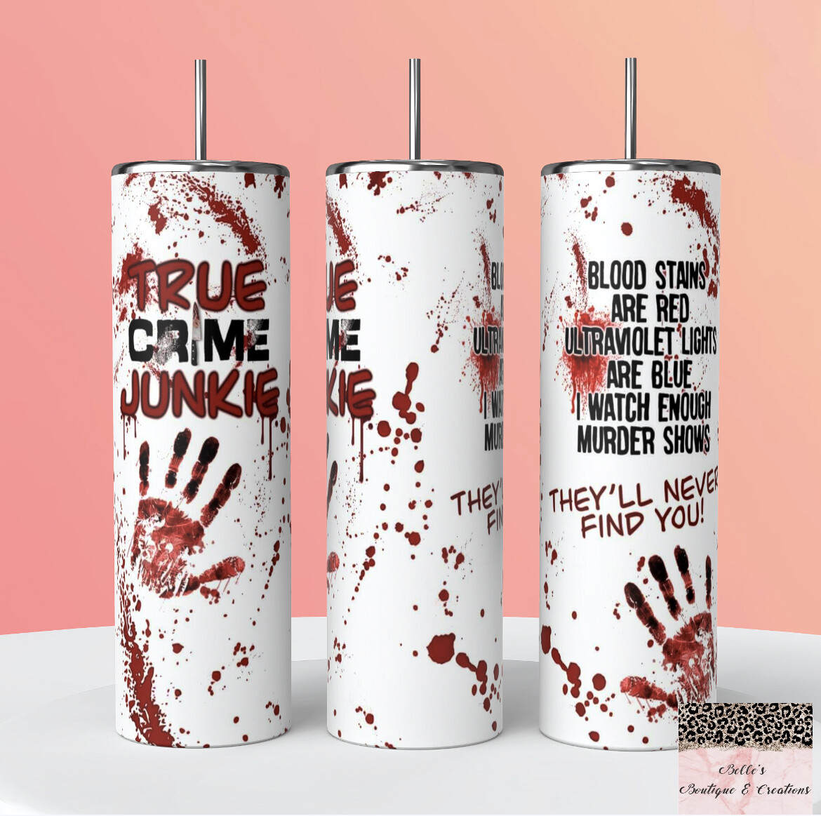True Crime Junkie Tumbler