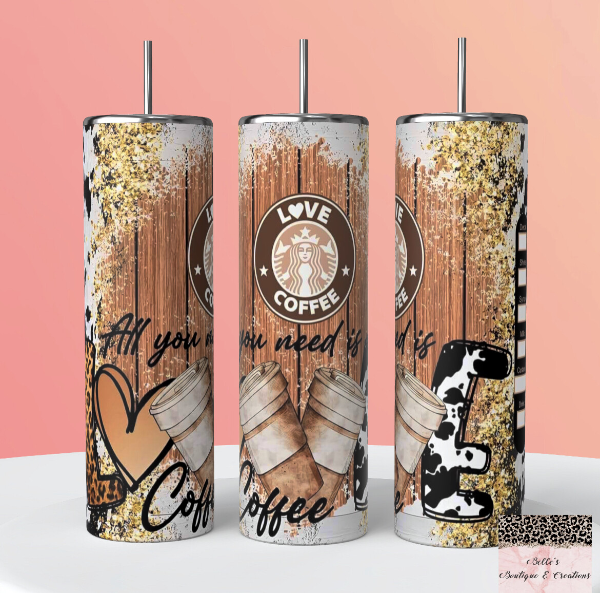 All You Need Is Coffee Starbucks Tumbler