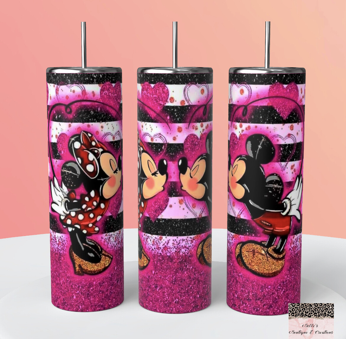 Mickey And Minnie Mouse Tumbler