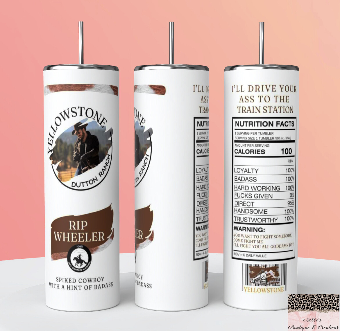 Yellowstone Rip Wheeler Tumbler