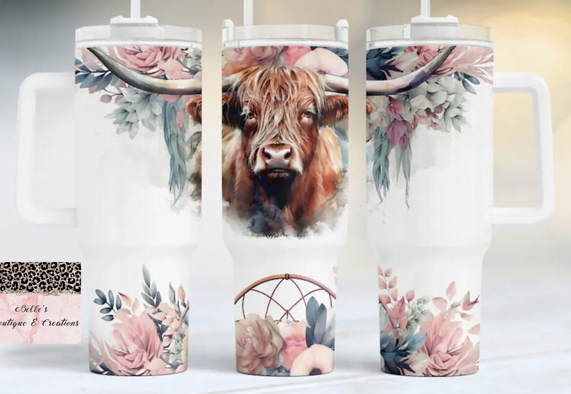 Highland Cow Tumbler