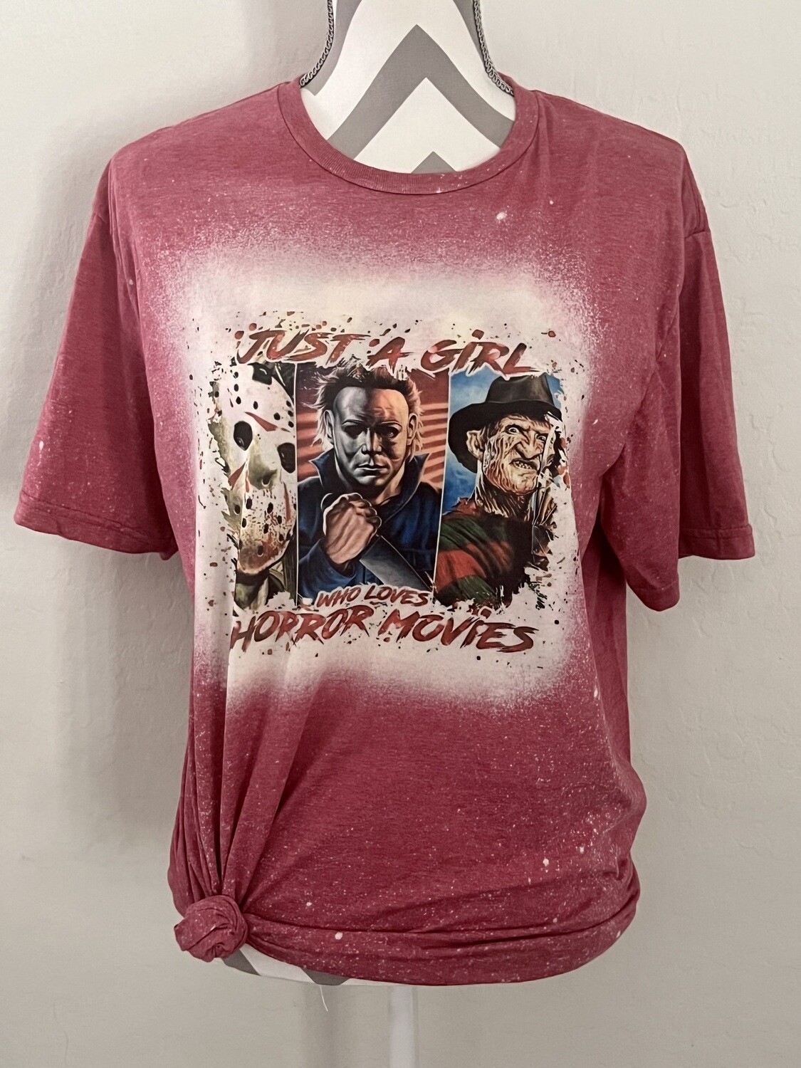 Just A Girl Who Loves Horror Movies T-Shirt