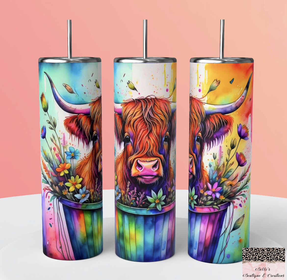 Highland Cow Tumbler