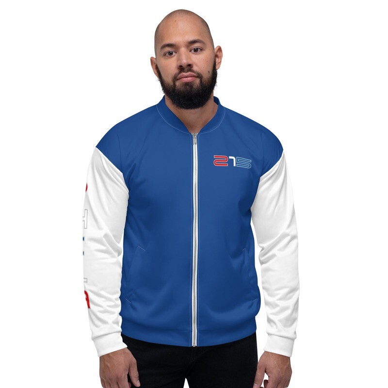 215 Phila Blue Bomber Jacket