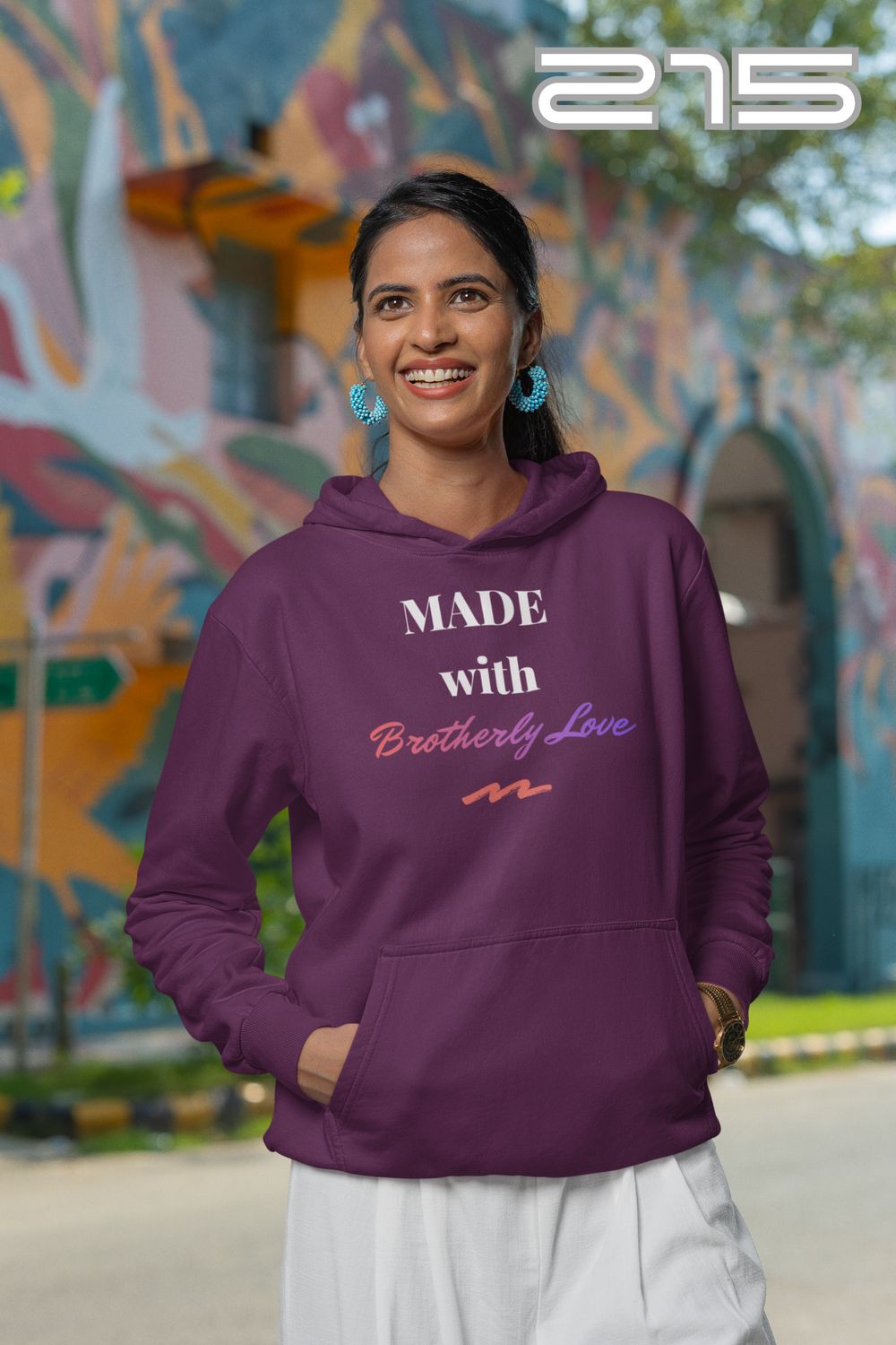Brotherly Love Hoodie | 215 Philadelphia