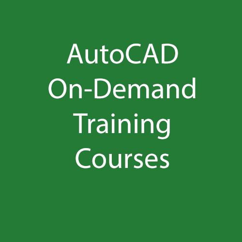 AutoCAD On-Demand Training Courses