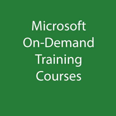 Microsoft On-Demand Training Courses