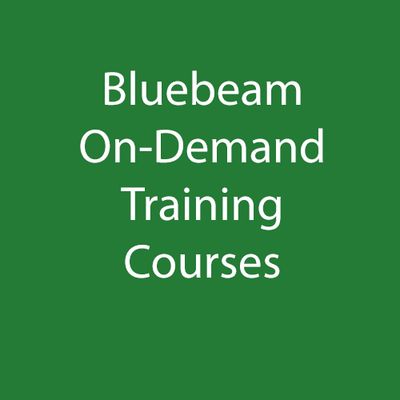 Bluebeam Revu On-Demand Training Courses