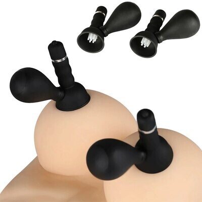 2pcs Nipple Suction Stimulating Vibrator