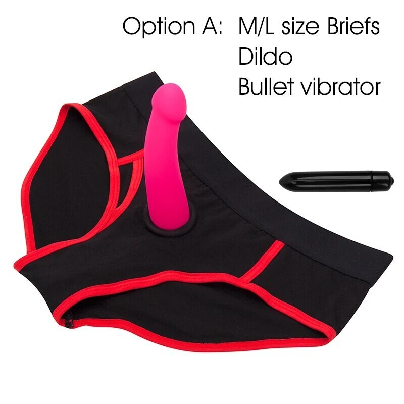 Strap On Dildo Vibrator Panties Strap On Harness Briefs