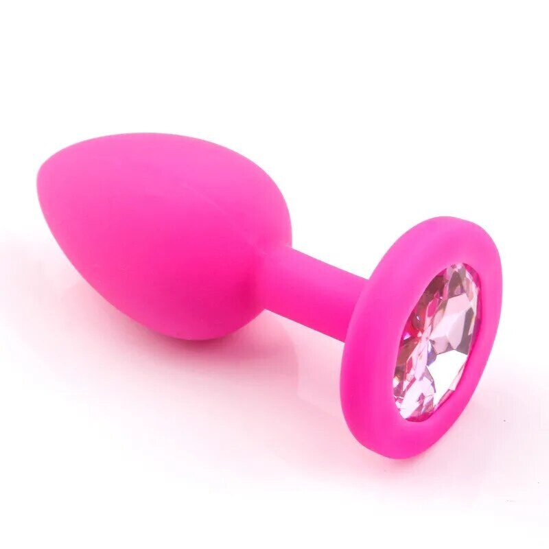 Beginner Wearable Anal Plug Bullet Vibrator Butt Plugs for Adults Soft Silicone Dildo