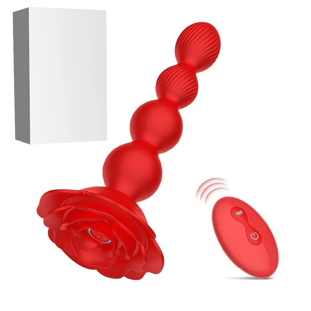 Wireless Remote Anal Beads Butt Plug