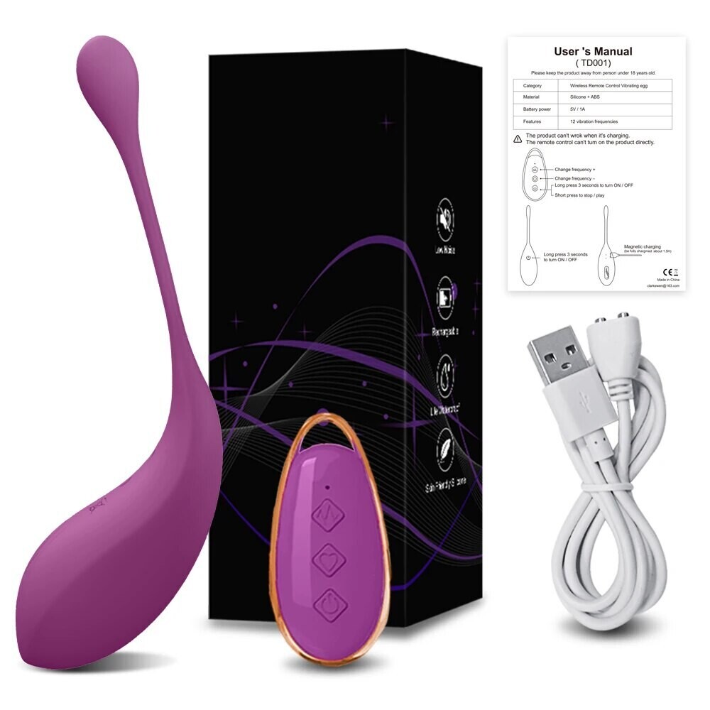 Wireless Vibrating Egg Remote Control For Adults