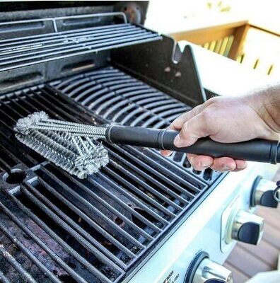 BBQ Cleaning Barbecue Brush Wire Brush Grill Mesh Brush Oven Wire Brush Cleaning Brush Barbecue Tool