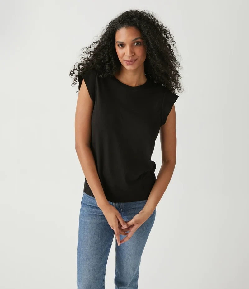 Joey Power Shoulder Tee