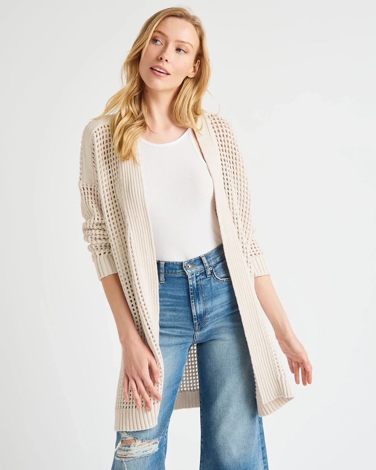 Joyce Open Knit Sweater