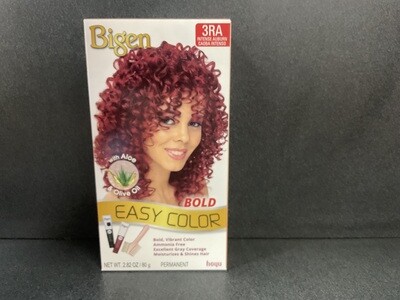 Bigen Easy Permanent Hair Dye with Aloe and Olive Oil Color 3RA Intense Auburn 2.82 oz.