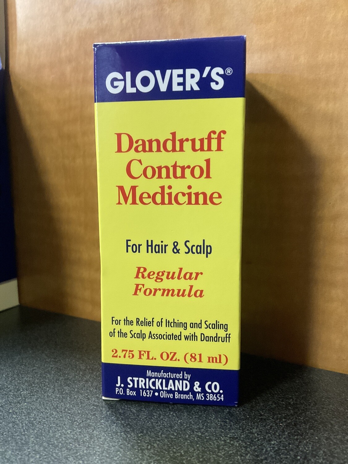 Glover&#39;s Dandruff Control Medicine Regular Formula 2.75 oz.