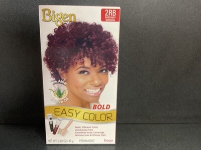 Bigen Easy Permanent Hair Dye with Aloe and Olive Oil 2RB Burgundy 2.82 oz.