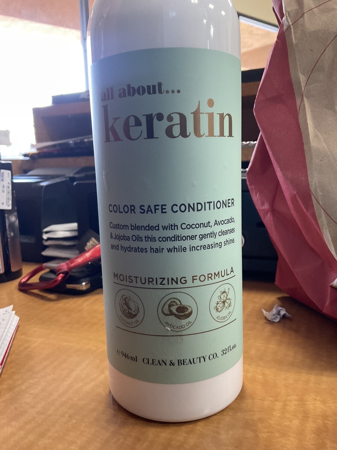 All About Keratin Color Safe Conditioner 32 oz.