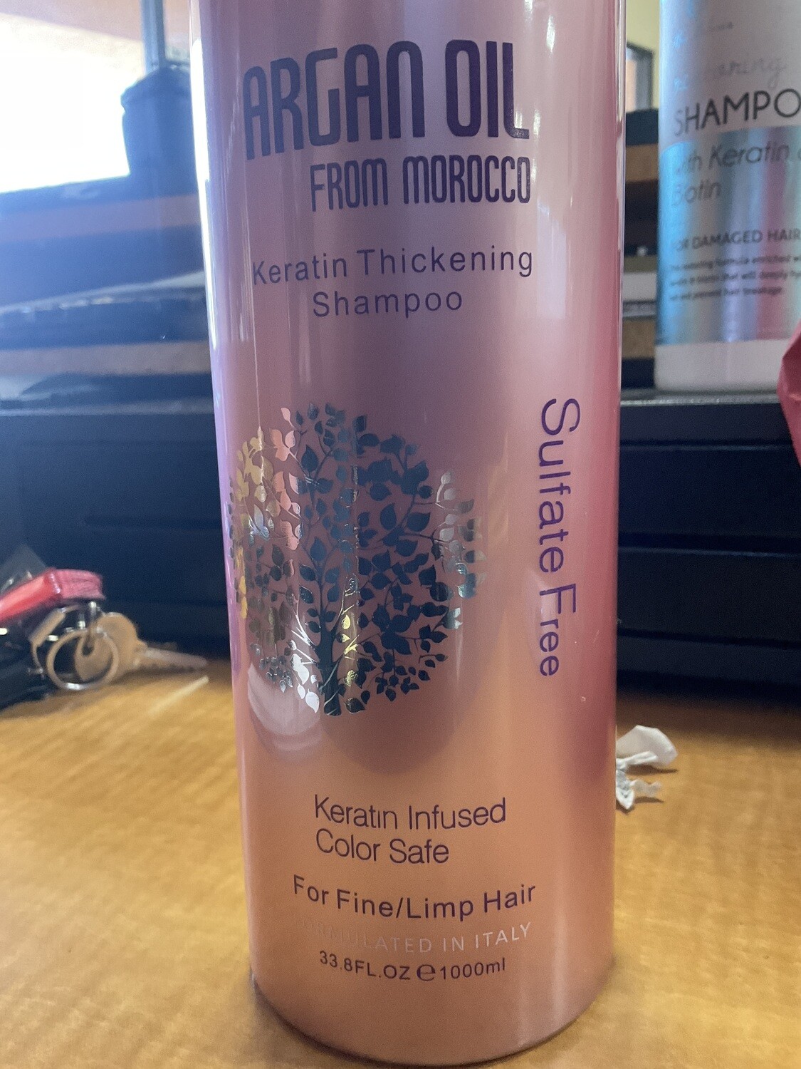 Vared Keratin Thickening Shampoo Sulfate Free 33.8 oz.
