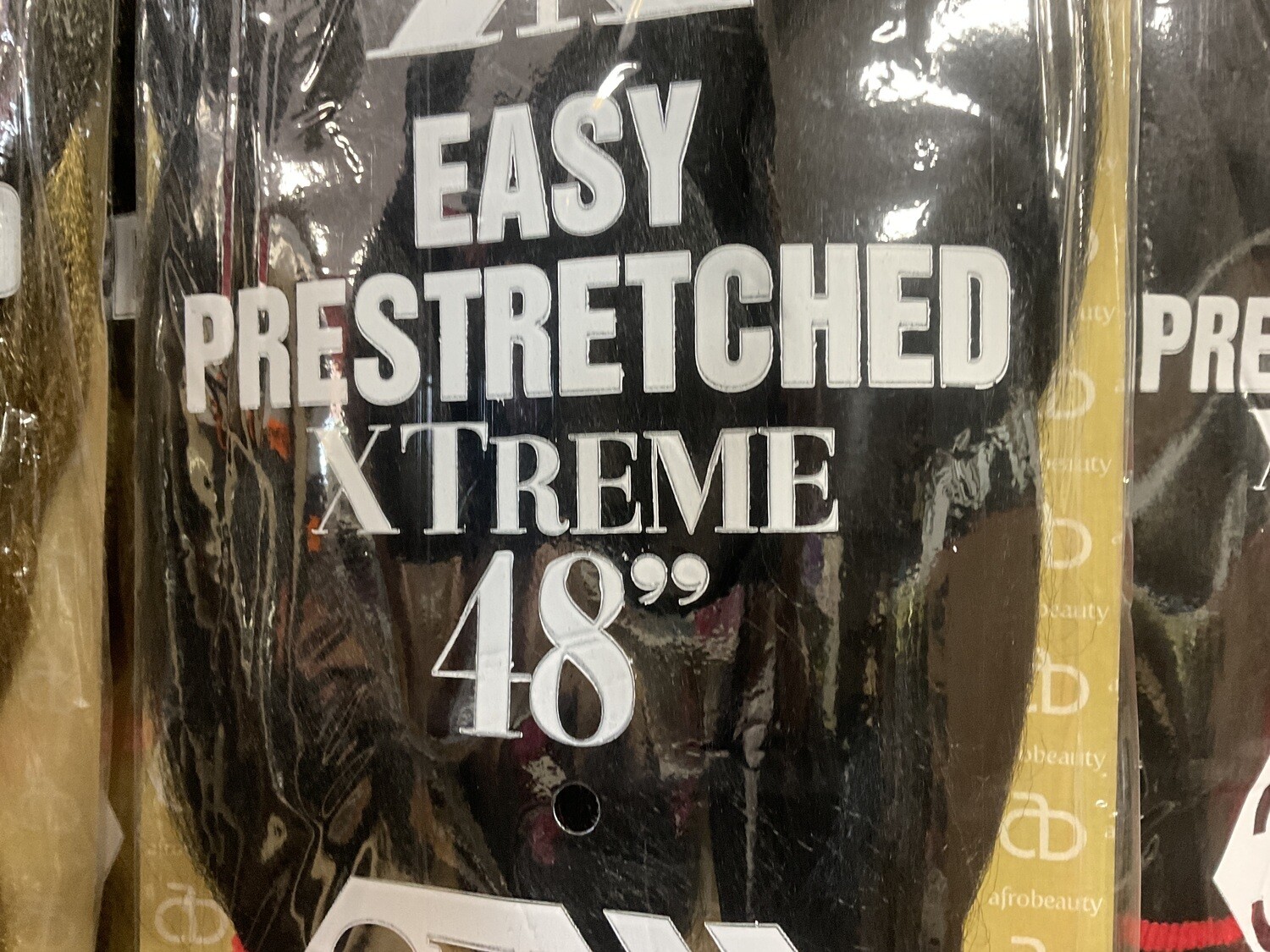 Afro Beauty Braiding Hair 48 inches # 1 Easy Prestretched
