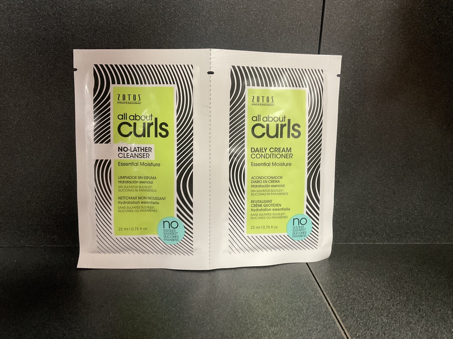 Zotos All About Curls Cleanser/Daily Cream Conditioner Package