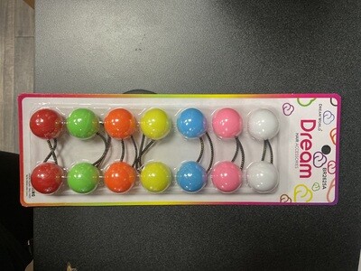 Dream World Ponytail balls Multi color jumbo