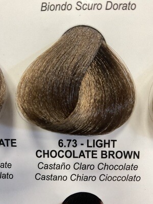 Lady Republic Cream Permanent Hair Color Light chocolate brown 6.73