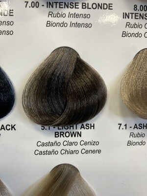Lady Republic Cream Permanent Hair Color Light ash brown 5.1