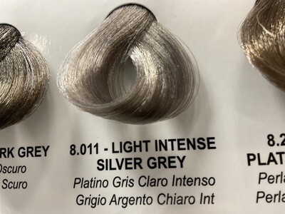 Lady Republic Cream Permanent Hair Color Light Intense Silver Grey 8.011