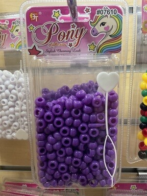 Pony Beads small purple
