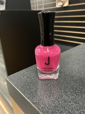 J2 Cherry pink nail polish