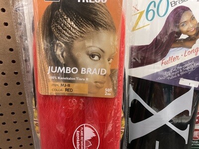 Motown Tress Braiding Hair Jumbo Braid Red 50 Inches