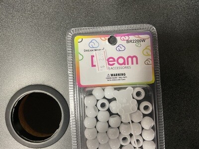 Dream World White beads