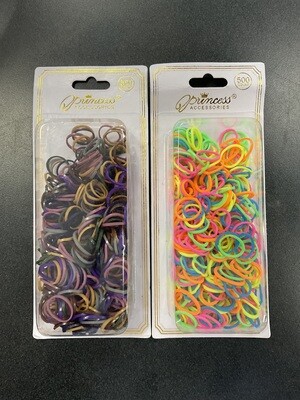 Princess rubber bands multi color
