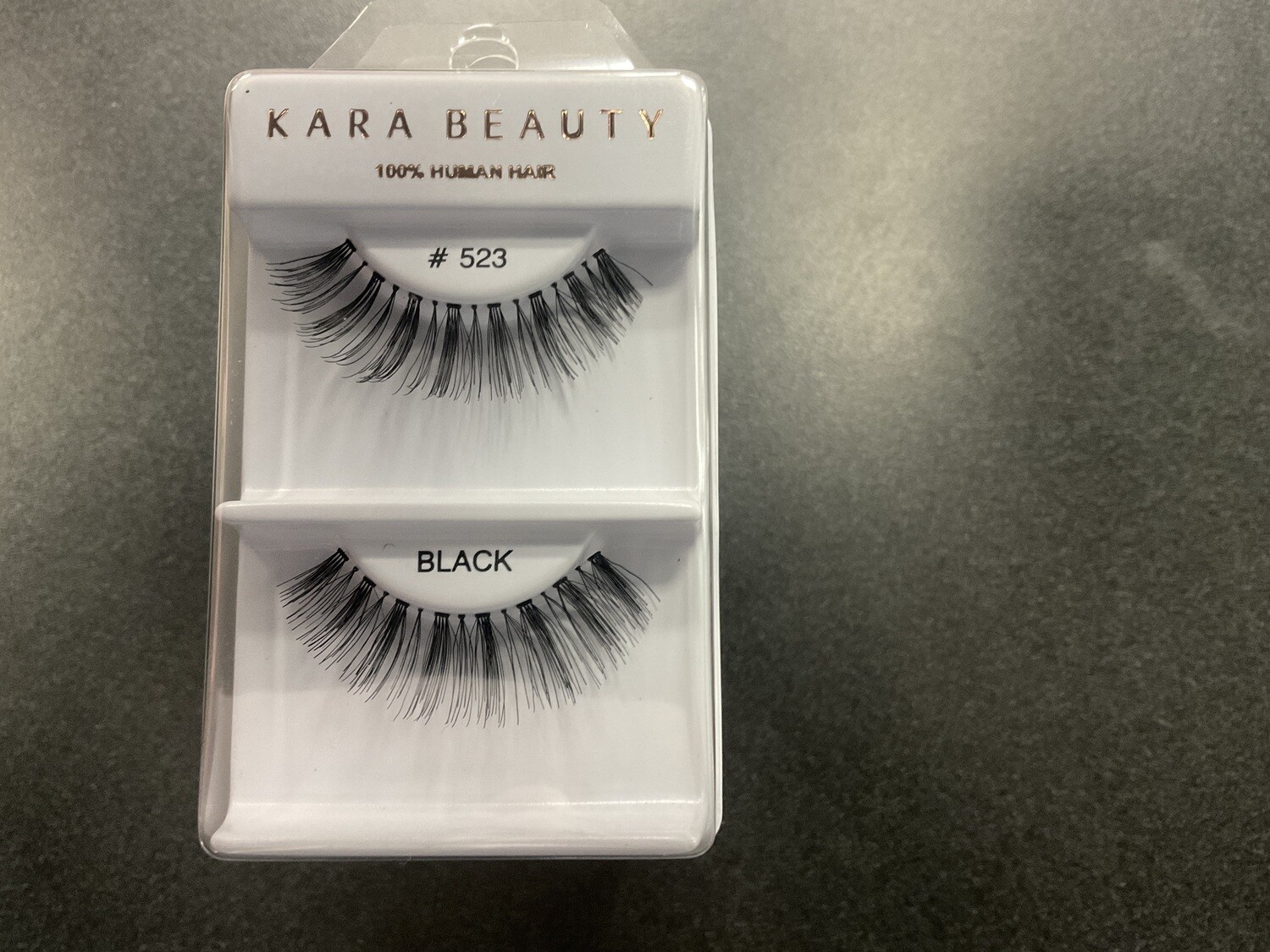 Kara Beauty 100% Human Hair Eyelashes Black 523