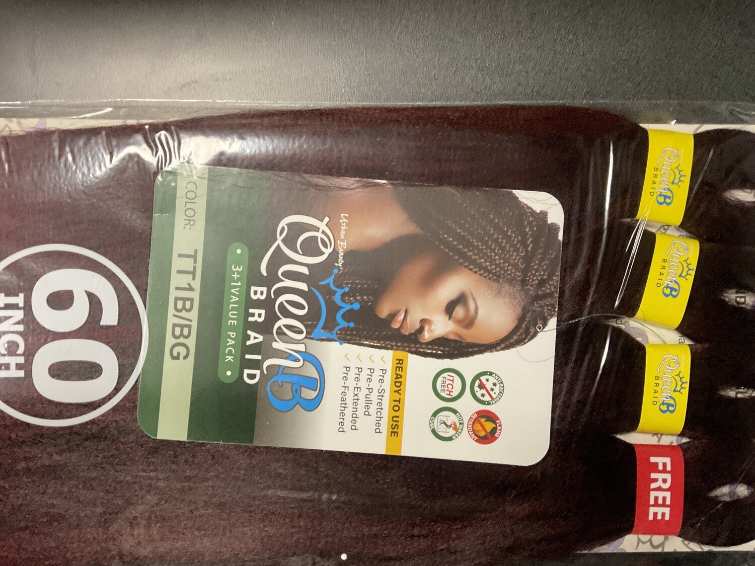 Queen B 60&quot; - 3+1 Value Pack #TT1B/BG