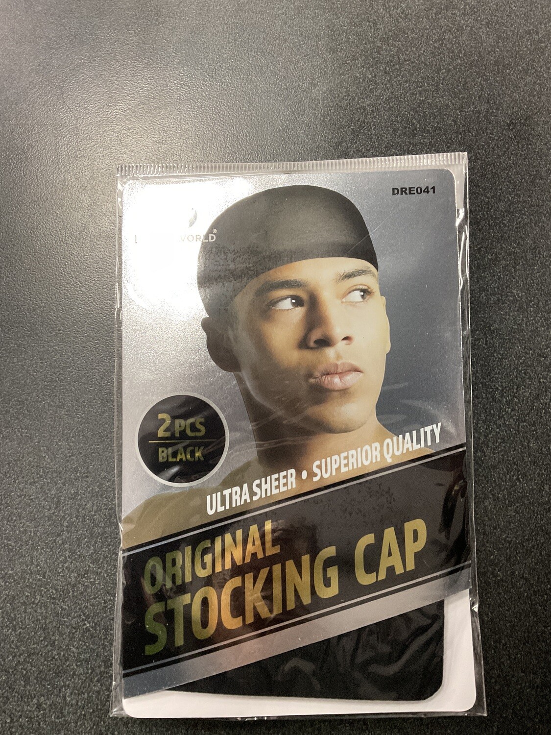 Dream World Deluxe Stocking Cap Black 2PCS