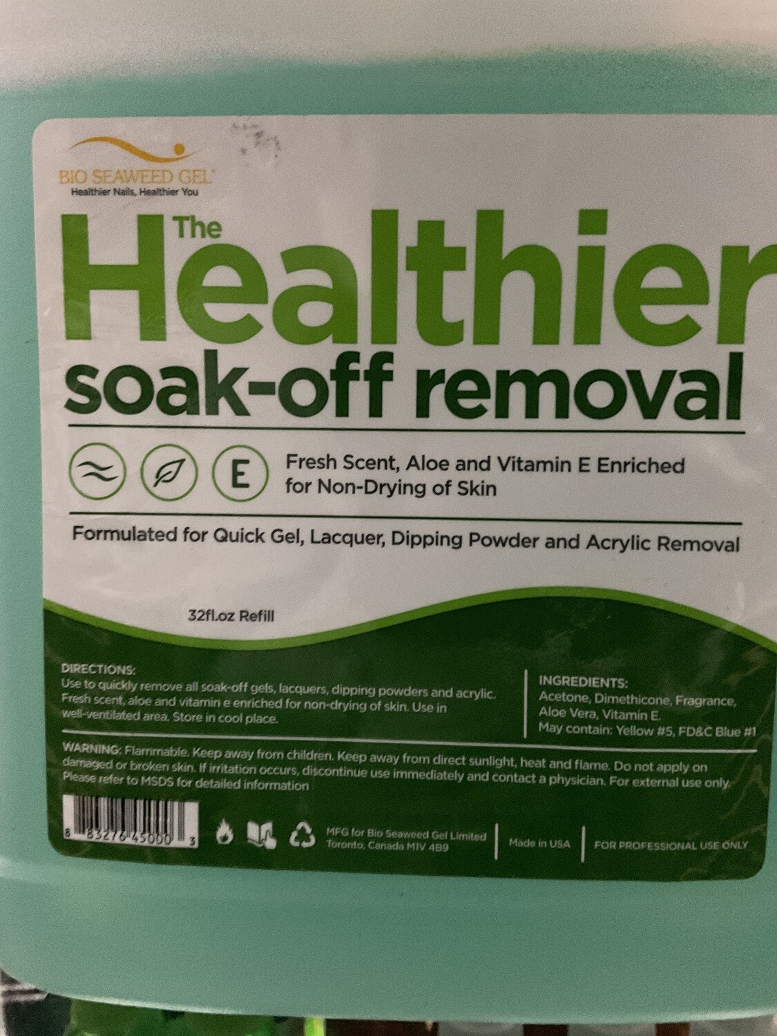 Soak off removal