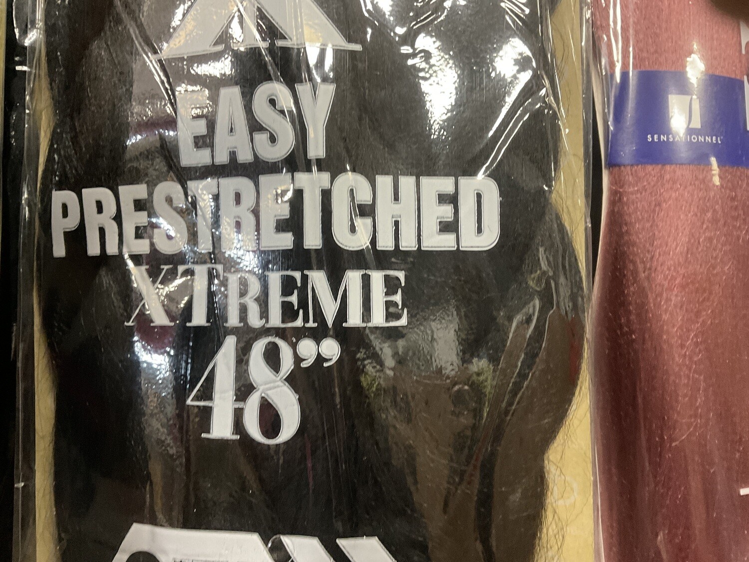 Afro Beauty Braiding Hair 48 inches # 1b Easy Prestretched
