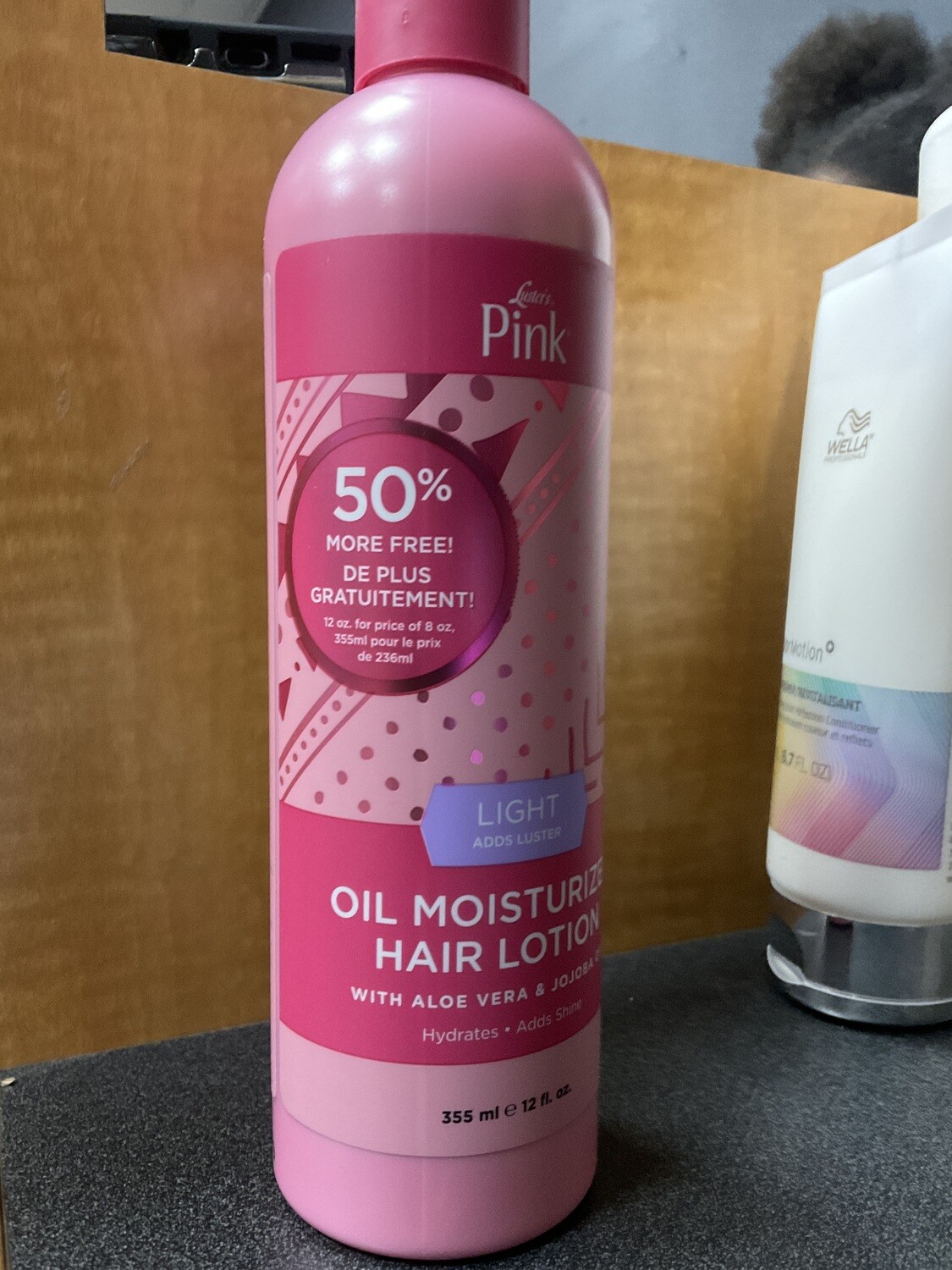 Lusters Pink Oil Moisturizer Hair Lotion Light 12 oz.